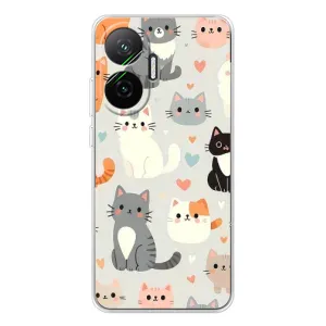 Чохол з малюнком кіт на Xiaomi POCO F7 (Колаж котів)