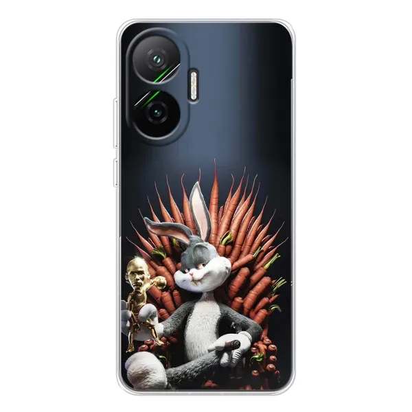 Чехол с принтом «Король Кролик» для Xiaomi POCO F7