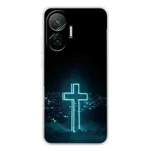 Християнські Чохли для Xiaomi POCO F7 (AlphaPrint) (Хрест і місто)