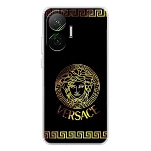 Чехлы VERSACE для Поко Ф7 (PREMIUMPrint) (Logo Versace)