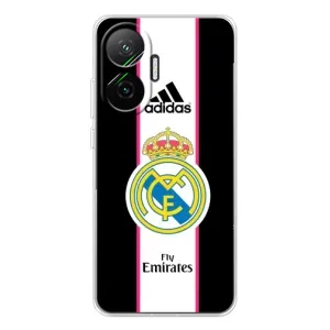 Чехол для Xiaomi POCO F7 с принтом Реал Мадрид (Лого Real Madrid)