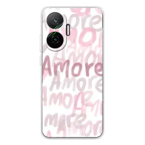 Чехол с розовым рисунком для Xiaomi POCO F7