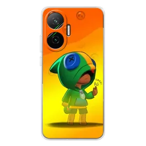 Чехол для Xiaomi POCO F7 Бравл Старс (VPrint) (Мальчик Леон)