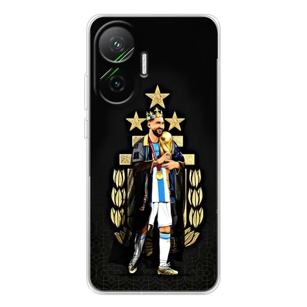 Чехол с принтом «Месси Король» для Xiaomi POCO F7