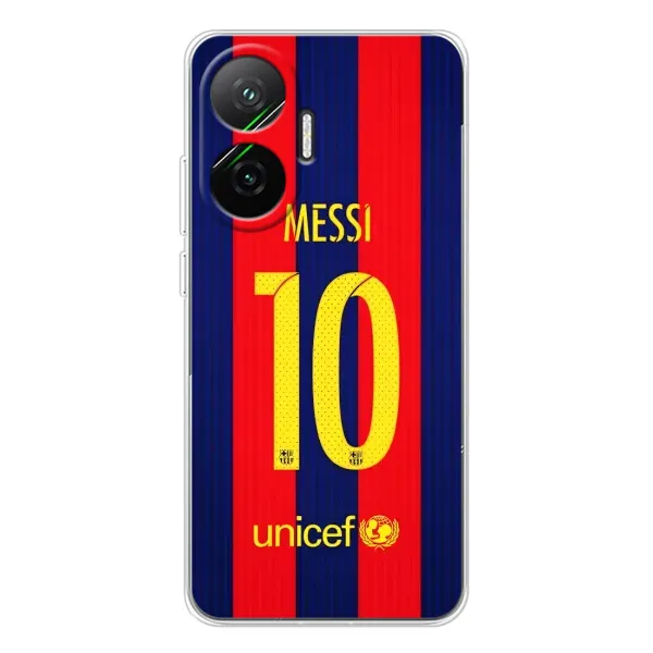 Чехол с принтом «Messi Barca 10» для Xiaomi POCO F7