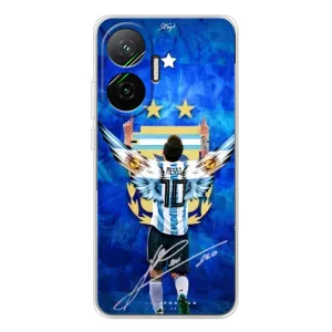 Чехлы для Xiaomi POCO F7 (Leo чемпион) (AlphaPrint) (Месси сборная)