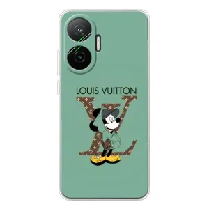 Чехлы Луи Витон для Xiaomi POCO F7 (AlphaPrint - LOUIS VUITTON) (Микки Маус LV)