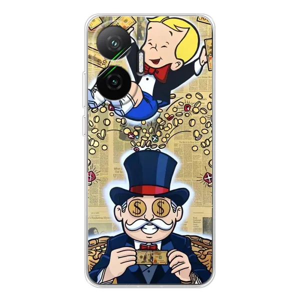 Чехол с принтом «Монополия Мен» для Xiaomi POCO F7