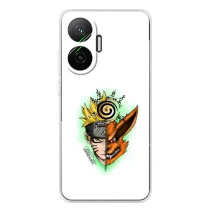 Naruto Anime Чехлы для Поко Ф7 (AlphaPrint) (Наруто Курама)