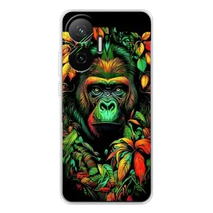 Чехол с Обезьянами Xiaomi POCO F7 - (AlphaPrint) (Обезьяна в тропиках)