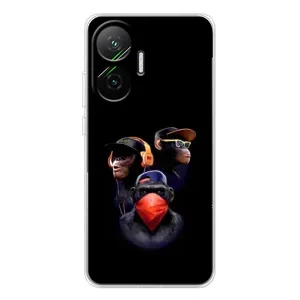 Чехол с Обезьянами Xiaomi POCO F7 - (AlphaPrint)