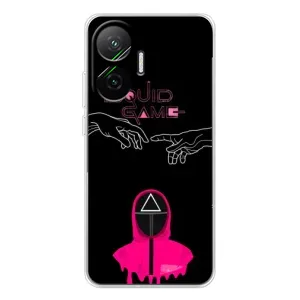 Чехол Гра в кальмара для Xiaomi POCO F7 (Минимализм Игра кальмара)
