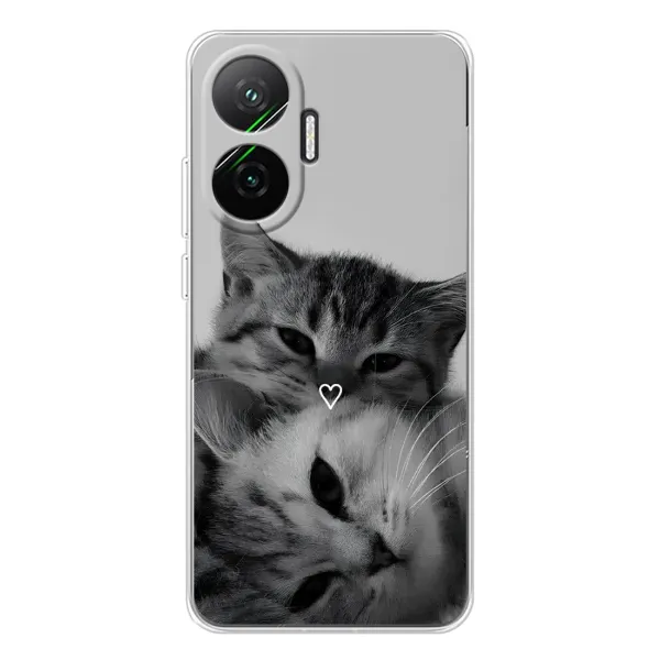 Чехол с принтом «Пара котов» для Xiaomi POCO F7
