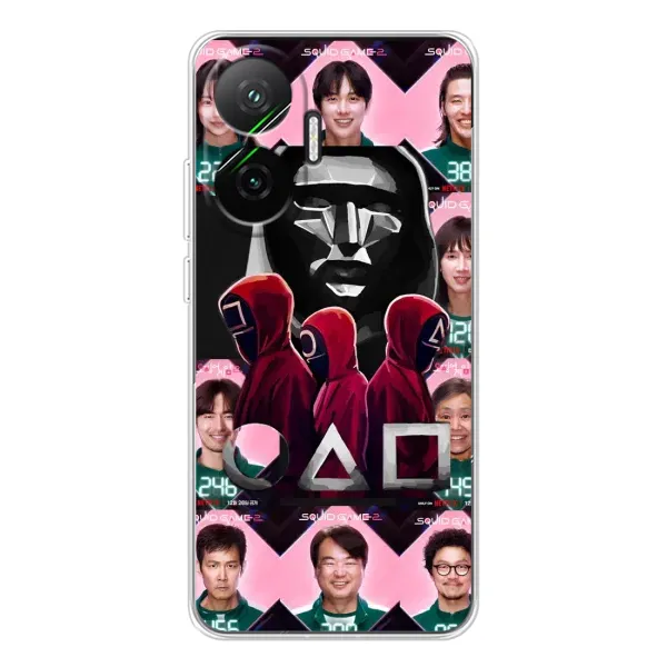 Чехол с принтом «Участники Игра кальмара» для Xiaomi POCO F7