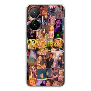 Чехол Рапунцель для Xiaomi POCO F7 (Коллаж Рапунцель)