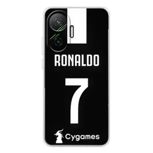 Чехол Криштиану Роналду для Xiaomi POCO F7 (AlphaPrint) (RONALDO 7)