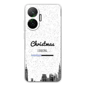 Рождественские, Праздничные Чехлы для Поко Ф7 (Рождество загружается)