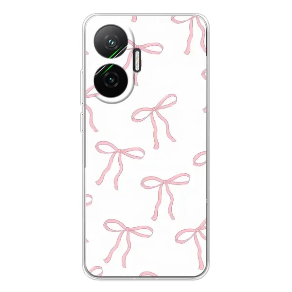 Чохол з принтом «Рожеві бантики» для Xiaomi POCO F7