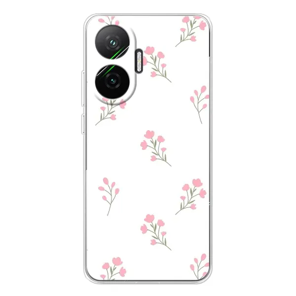 Чохол з принтом «Рожеві квіти» для Xiaomi POCO F7