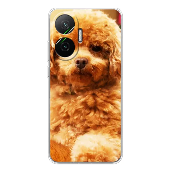 Чехол с принтом «Щенок Бишон» для Xiaomi POCO F7