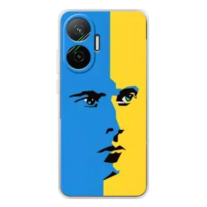 Украинские Чехлы для Xiaomi POCO F7 с картинкой УПА (AlphaPrint) (Степан Бандера)