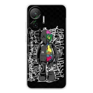 Чехлы для Xiaomi POCO F7 - Bearbrick Louis Vuitton (PREMIUMPrint) (Стиль Bearbrick)