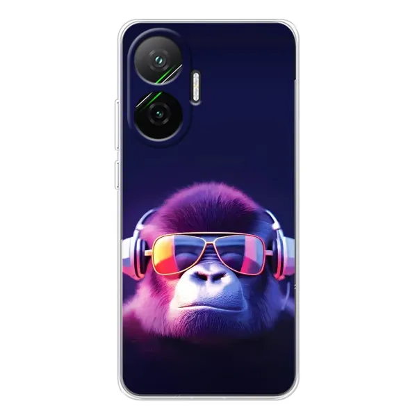 Чохол з принтом «Стильна мавпа» для Xiaomi POCO F7