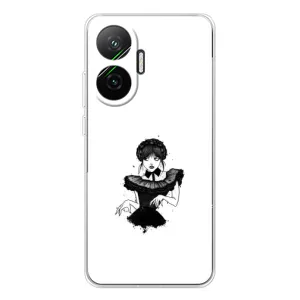 Чехлы Венсдей на Xiaomi POCO F7 Уэнсдей (AlphaPrint) (танец Уэнздей)