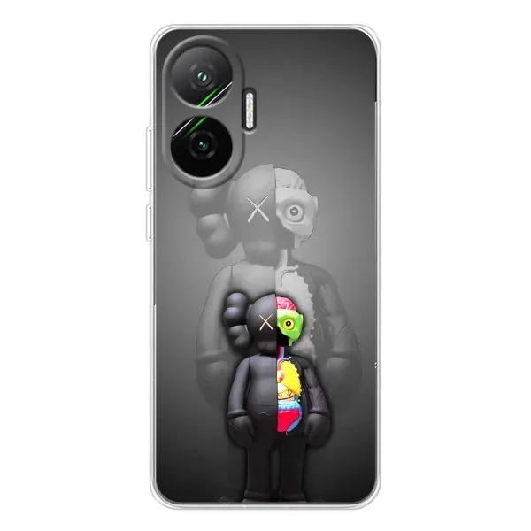 Чехол с принтом «Тело Bearbrick» для Xiaomi POCO F7
