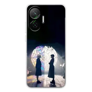 Чехлы Венсдей на Xiaomi POCO F7 Уэнсдей (AlphaPrint) (Уэнздей и Инид)