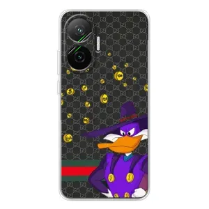 Брендновые Чехлы для Xiaomi POCO F7 - (PREMIUMPrint) (Утка Гуччи)