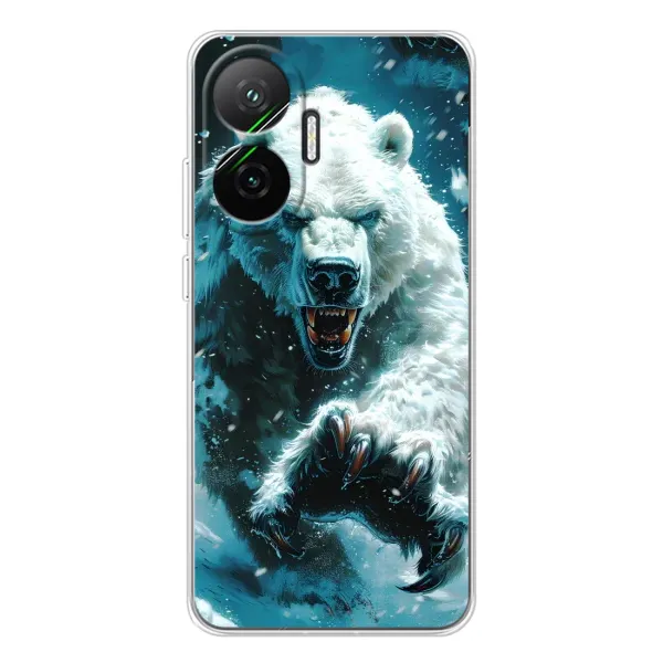 Чехол с принтом «Полярный медведь» для Xiaomi POCO F7
