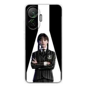 Чехлы Венсдей на Xiaomi POCO F7 Уэнсдей (AlphaPrint) (W-Wednesday)