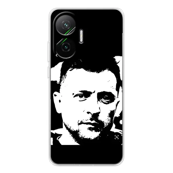 Чехол с принтом «Зеленский АРТ» для Xiaomi POCO F7