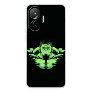 Чехлы с героями Марвел Xiaomi POCO F7 (VPrint) (Зелёный Халк)