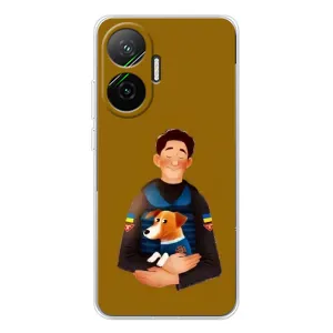 Чехлы с картинкой собаки Патрон для Xiaomi POCO F7 (AlphaPrint) (ЗСУ Патрон)
