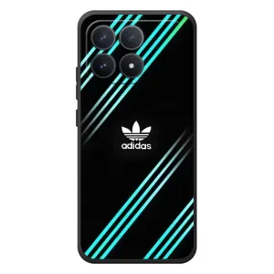 Чохли Адидас для Xiaomi Poco F8 Pro (AlphaPrint) (Адідас з полосами)