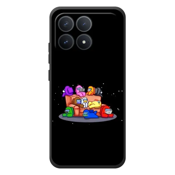 Чехол с принтом «Амонг-ас» для Xiaomi Poco F8 Pro