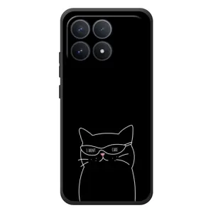 Чохол з малюнком кіт на Xiaomi Poco F8 Pro (Байдужий кіт)