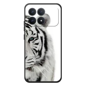 Чохли з картинкою животних Xiaomi Poco F8 Pro (Білий Тигр)