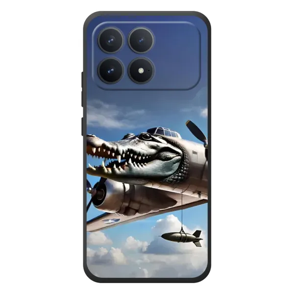 Чехол с принтом «Бомбардиро крокодило» для Xiaomi Poco F8 Pro Чехол с принтом «Бомбардиро крокодило» для Xiaomi Poco F8 Pro