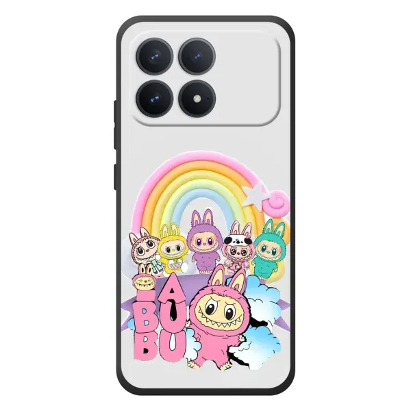 Чохол з принтом «Фон Лабубу» для Xiaomi Poco F8 Pro Чохол з принтом «Фон Лабубу» для Xiaomi Poco F8 Pro