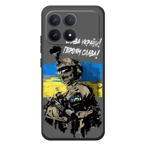 Чехлы с картинкой ЗСУ для Xiaomi Poco F8 Pro (AlphaPrint) (Героям Слава)