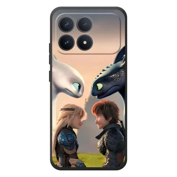 Чехол с принтом «Иккинг и Астрид» для Xiaomi Poco F8 Pro