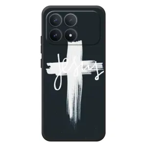 Чехол для Xiaomi Poco F8 Pro (AlphaPrint) - (Христианские) (Иисус)