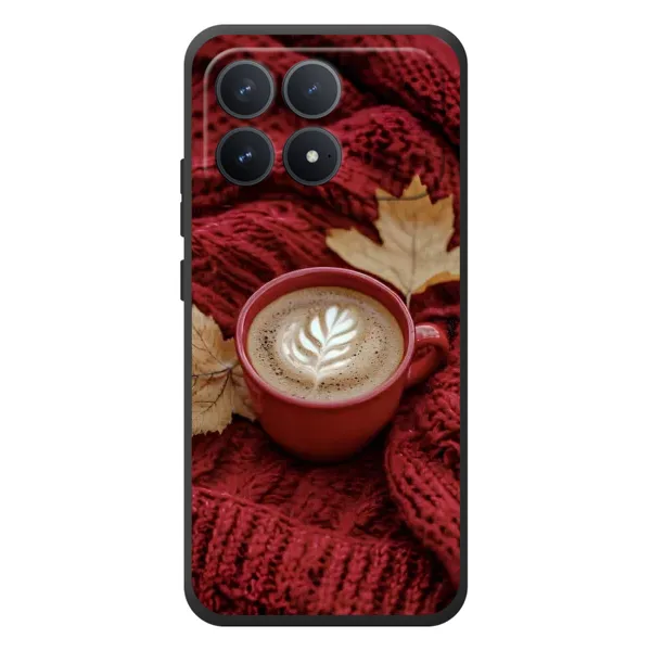 Чехол с принтом «Кофе на пледе» для Xiaomi Poco F8 Pro Чехол с принтом «Кофе на пледе» для Xiaomi Poco F8 Pro