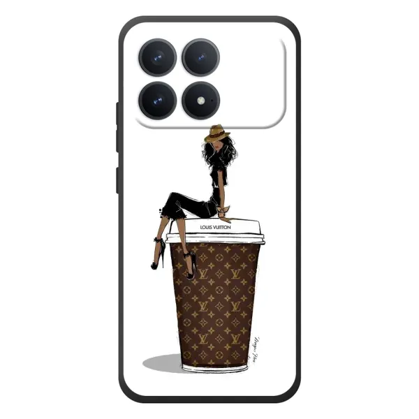 Чехол с принтом «кофе LOUIS VUITTON» для Xiaomi Poco F8 Pro