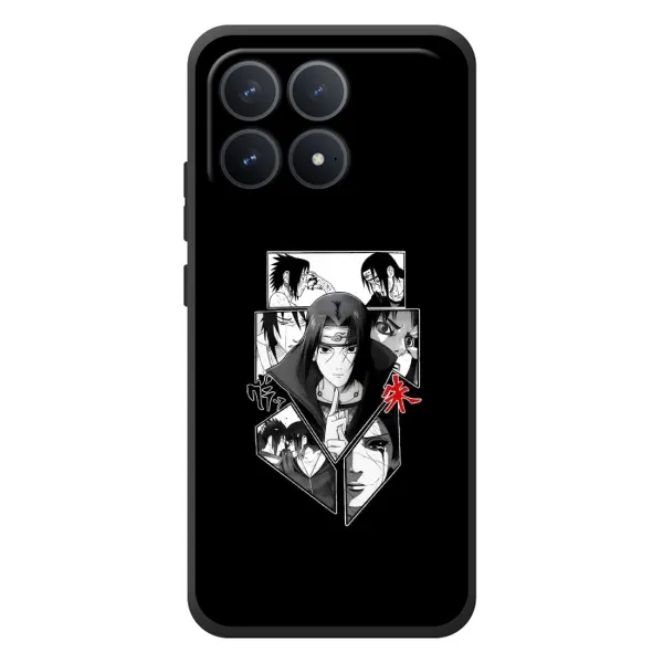 Чохол з принтом «колаж Ітачі» для Xiaomi Poco F8 Pro