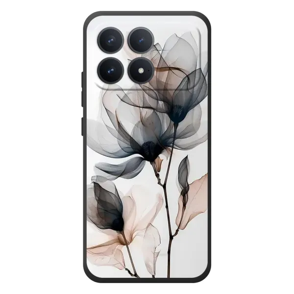 Чехол с принтом «Цветы на белом» для Xiaomi Poco F8 Pro Чехол с принтом «Цветы на белом» для Xiaomi Poco F8 Pro