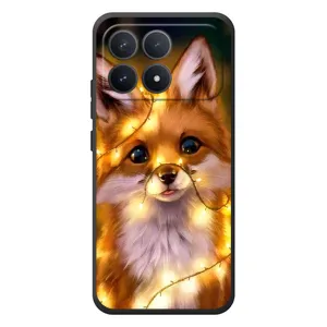 Чохли з картинкою Лисичка для Xiaomi Poco F8 Pro (VPrint) (Лисичка в гірляндах)